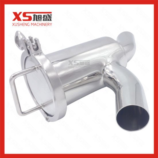 Stainless Steel Hygienic Non Retention Strainer with Bend Type