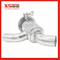 Stainless Steel Hygienic Non Retention Strainer with Bend Type