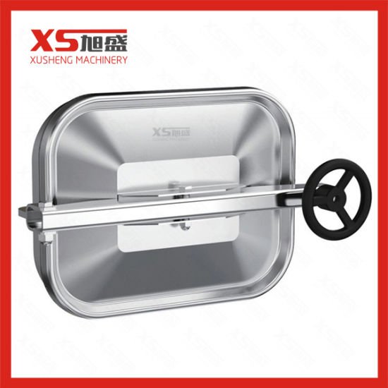 Stainless Steel Food Grade Tank Squareness Manhole Cover