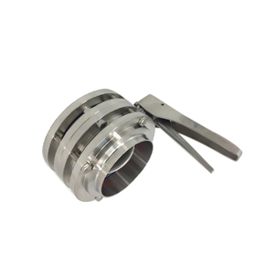 Stainless Steel Sanitary Mannual 3-Way Butterfly Valve