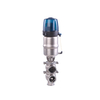 Stainless Steel Hygienic LL Double Seat Divert Valve With Control Head