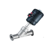 Sanitary Stainless Steel Pneumatical Angle Seat Valve with Plastic Actuator